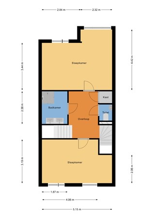 Floorplan - Dokhof 10, 2987 RB Ridderkerk